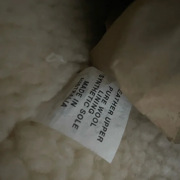 Vintage | HTF ugg Australia classic tall cream boots men - Picture 6 of 8